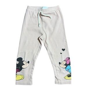 Zara Disney Baby Mickey Minnie Mouse Jogger Sweatpants Pink 2T